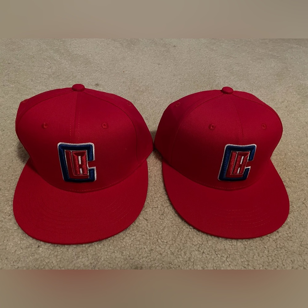 NEW LA Clippers SnapBack cap. Price is for 2 caps.